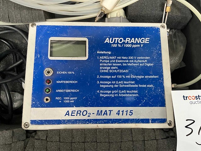 Aero- mat 4115 zuurstofanalysemeter - afbeelding 1 van  2