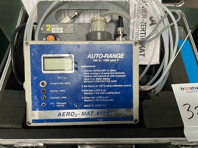 Aero- mat 4115 zuurstofanalysemeter - afbeelding 2 van  3