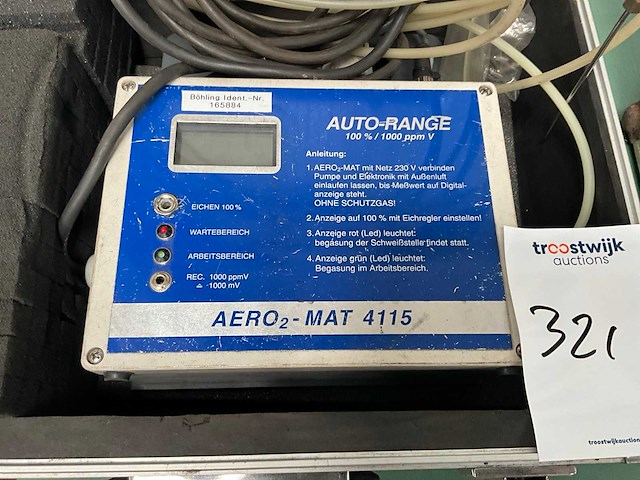 Aero- mat 4115 zuurstofanalysemeter - afbeelding 2 van  3