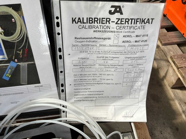 Aero- mat 4115 zuurstofanalysemeter - afbeelding 4 van  4