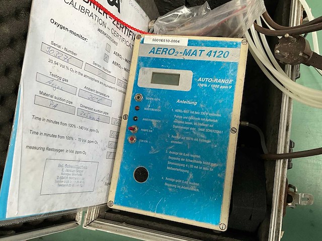 Aero- mat 4120 zuurstofanalysemeter - afbeelding 2 van  3