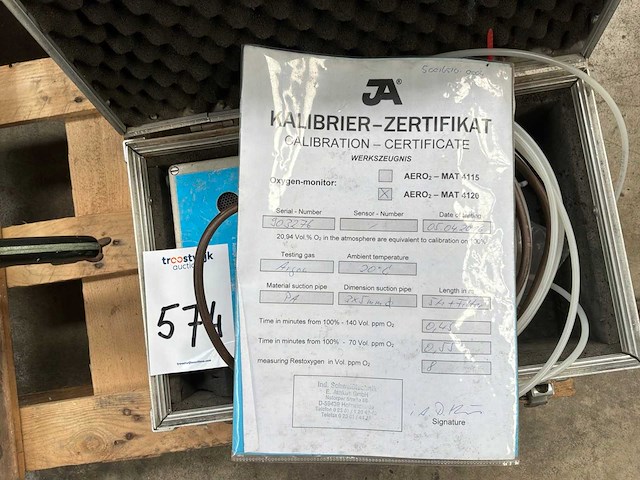 Aero- mat 4120 zuurstofanalysemeter - afbeelding 2 van  2