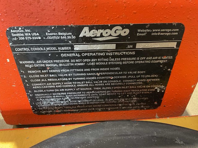 Aerogo bn 34 air caster rigging system - afbeelding 7 van  7