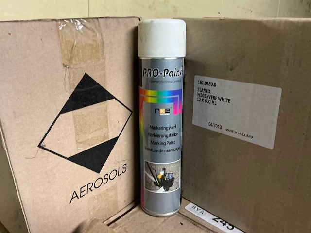 Aerosols pro-paint markeringsverf (12x) - afbeelding 2 van  2