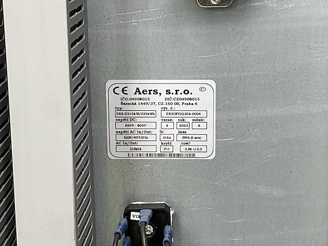 Aers des-210kw/320kwh energie opslagcontainer - afbeelding 21 van  26
