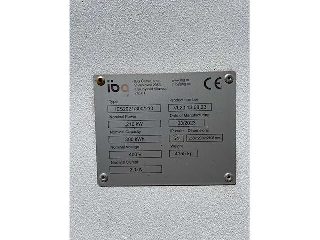 Aers des-210kw/320kwh energie opslagcontainer - afbeelding 22 van  26