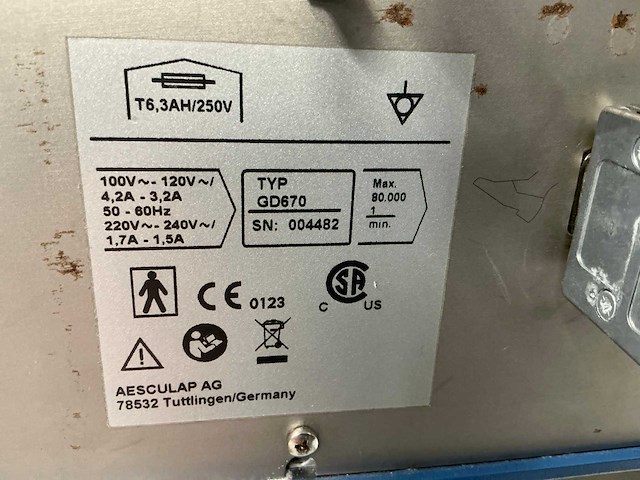 Aesculap - gd670 - shaver system - afbeelding 8 van  8