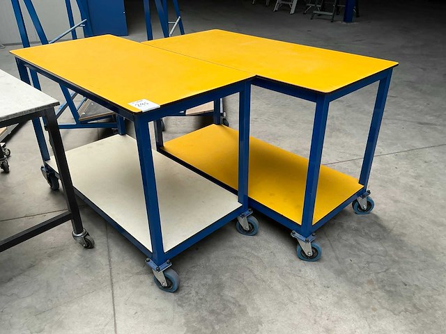 Aestic materiaalwagen (2x) - afbeelding 1 van  2