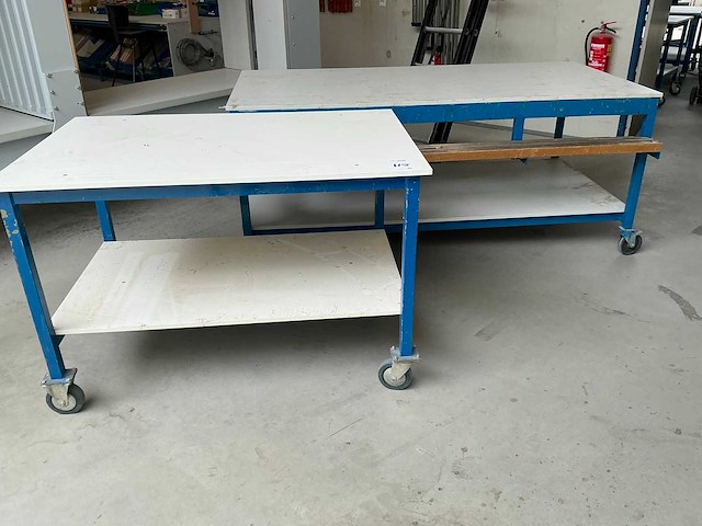Aestic mobiele werktafel (2x) - afbeelding 1 van  5