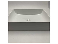 Aet italia ceramic rectangular marine washbasin 50cm white glaze for wet areas - afbeelding 5 van  7