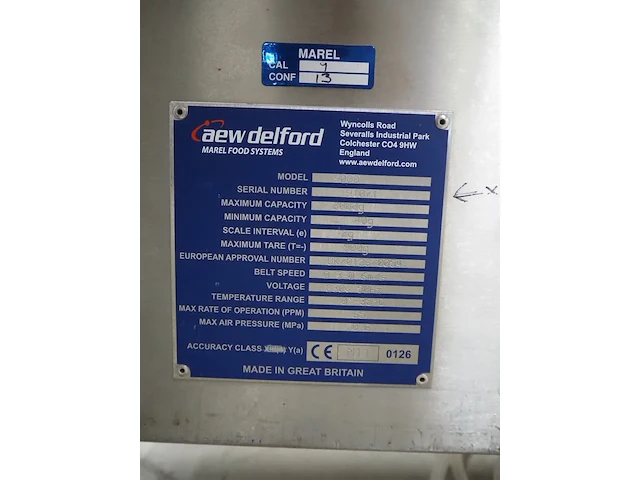 Aew delford marel food systems - afbeelding 8 van  16