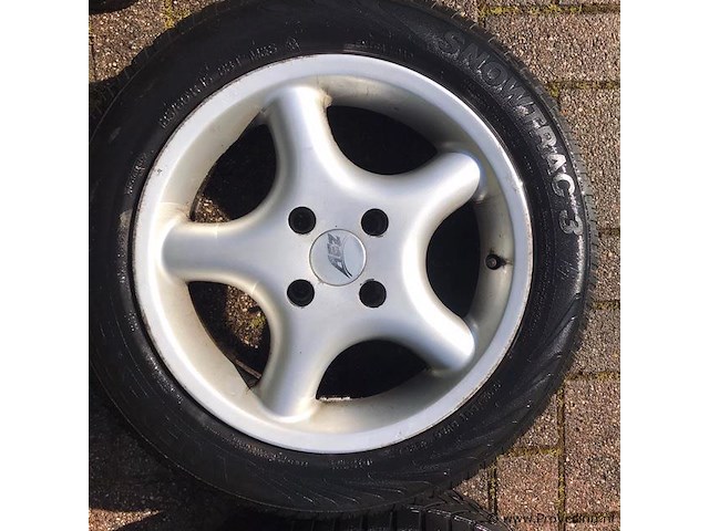 Aez aluminium winter velgenset - 4x108 ford - afbeelding 3 van  5