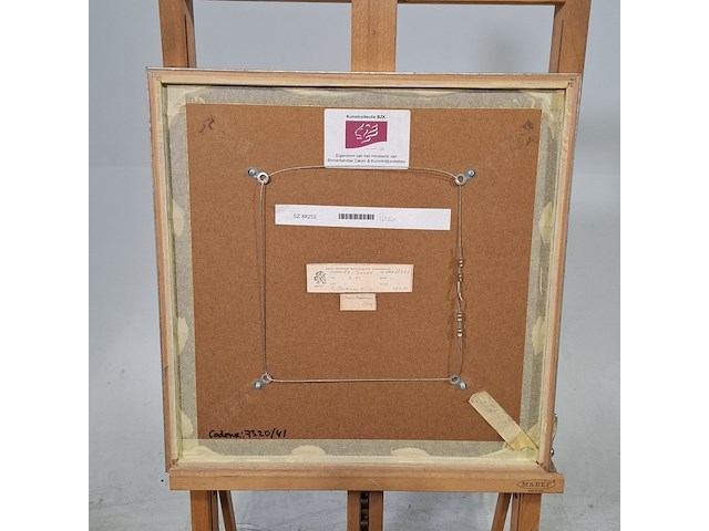 Afbeelding in lijst, a. m. iperen, bloemen voor het raam 5/10, 1974 - afbeelding 8 van  9