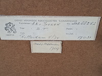 Afbeelding in lijst, a. m. iperen, bloemen voor het raam 5/10, 1974 - afbeelding 9 van  9