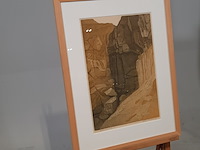 Afbeelding in lijst, a.a.m.m. van lieshout, cueva de canalobre 4/20, 1970 - afbeelding 2 van  9