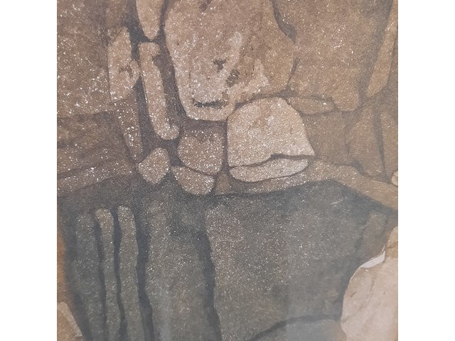 Afbeelding in lijst, a.a.m.m. van lieshout, cueva de canalobre 4/20, 1970 - afbeelding 4 van  9