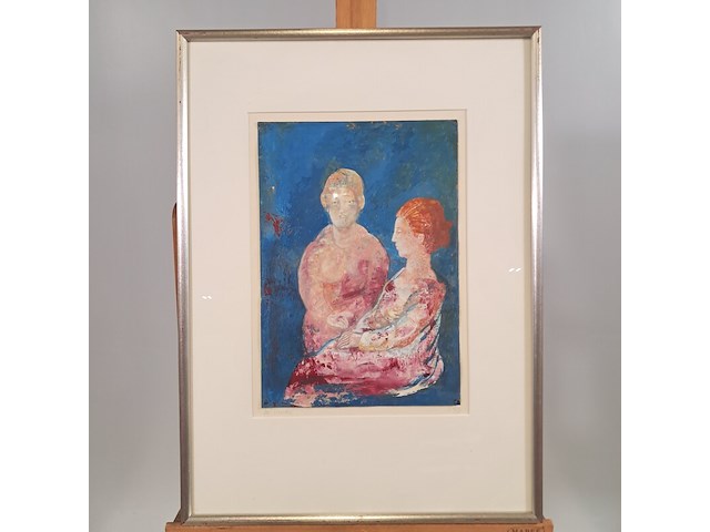 Afbeelding in lijst, a.g. horn, de tantes - afbeelding 1 van  8