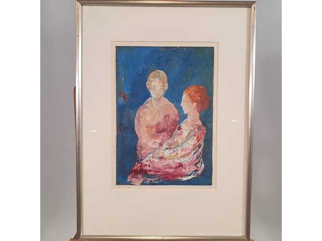 Afbeelding in lijst, a.g. horn, de tantes - afbeelding 2 van  8