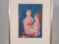 Afbeelding in lijst, a.g. horn, de tantes - afbeelding 2 van  8