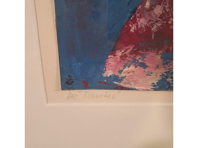 Afbeelding in lijst, a.g. horn, de tantes - afbeelding 4 van  8