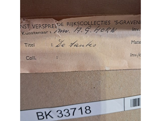 Afbeelding in lijst, a.g. horn, de tantes - afbeelding 8 van  8