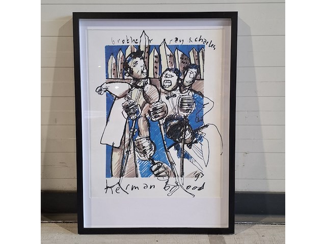 Afbeelding in lijst / art print, herman brood - afbeelding 1 van  3