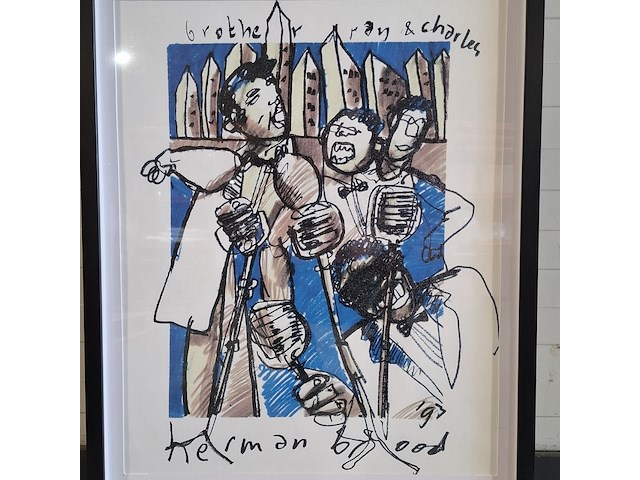 Afbeelding in lijst / art print, herman brood - afbeelding 2 van  3