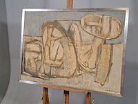 Afbeelding in lijst, a.w. salhorst, vrouw aan zee - afbeelding 8 van  14