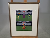 Afbeelding in lijst, brandt, w. y. samen