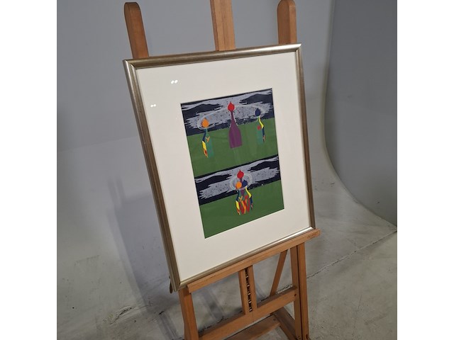 Afbeelding in lijst, brandt, w. y. samen - afbeelding 2 van  7