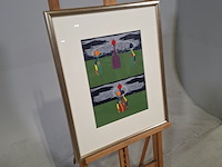 Afbeelding in lijst, brandt, w. y. samen - afbeelding 2 van  7