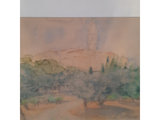 Afbeelding in lijst, c. weber, pienza, 1963 - afbeelding 5 van  10