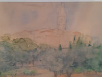 Afbeelding in lijst, c. weber, pienza, 1963 - afbeelding 5 van  10