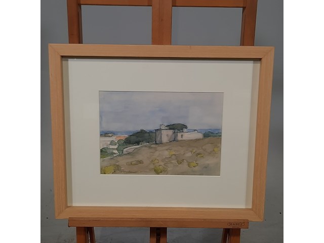 Afbeelding in lijst, c. weber, san francesco bij otrante - afbeelding 1 van  8