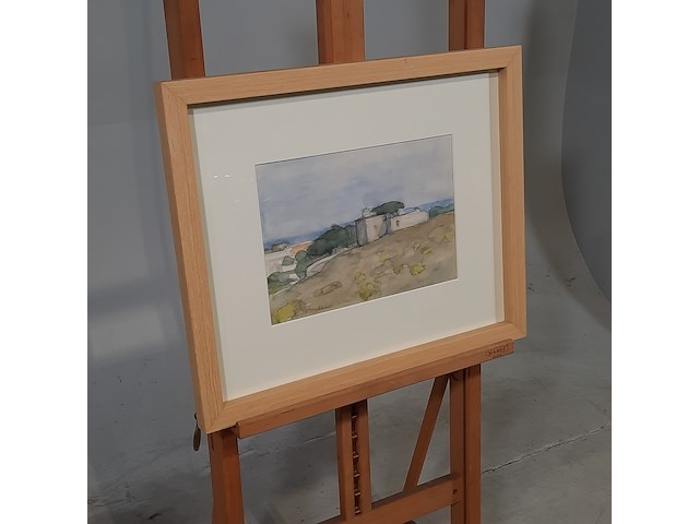 Afbeelding in lijst, c. weber, san francesco bij otrante - afbeelding 2 van  8