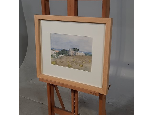 Afbeelding in lijst, c. weber, san francesco bij otrante - afbeelding 3 van  8