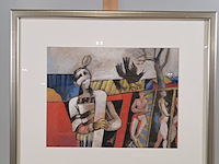 Afbeelding in lijst, d. ribbeling, zonder titel no. 2 - afbeelding 1 van  7