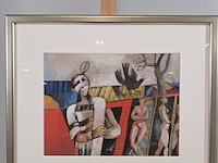 Afbeelding in lijst, d. ribbeling, zonder titel no. 2 - afbeelding 2 van  7