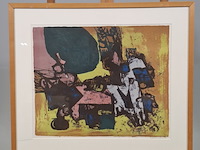 Afbeelding in lijst, d.v. dikkeboer