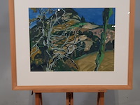 Afbeelding in lijst, eric bauknecht, landschap i, 1963 - afbeelding 1 van  8