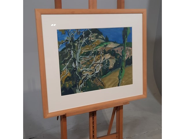 Afbeelding in lijst, eric bauknecht, landschap i, 1963 - afbeelding 2 van  8