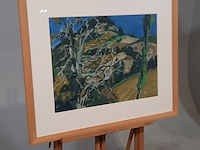 Afbeelding in lijst, eric bauknecht, landschap i, 1963 - afbeelding 2 van  8