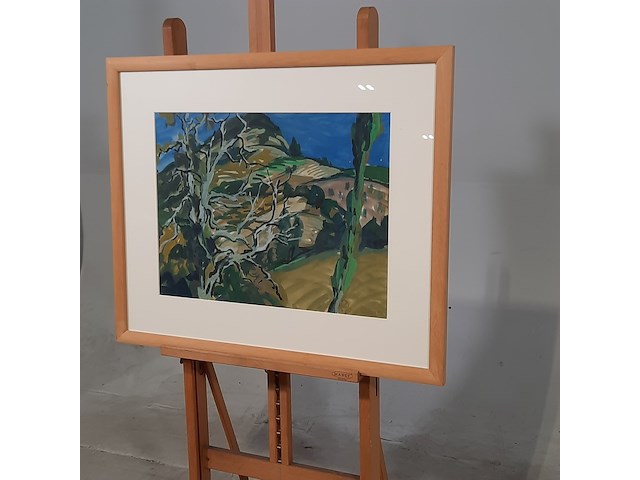 Afbeelding in lijst, eric bauknecht, landschap i, 1963 - afbeelding 3 van  8