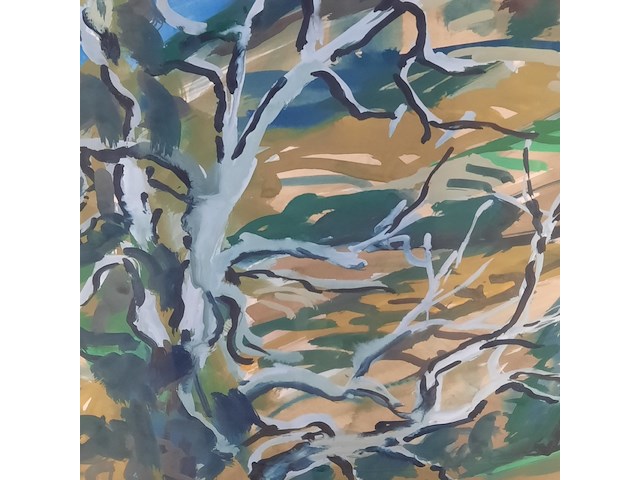 Afbeelding in lijst, eric bauknecht, landschap i, 1963 - afbeelding 4 van  8