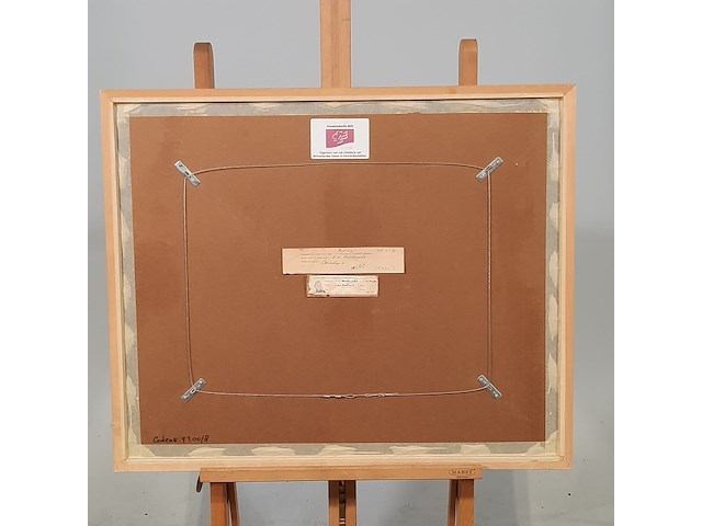 Afbeelding in lijst, eric bauknecht, landschap i, 1963 - afbeelding 7 van  8