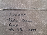 Afbeelding in lijst, fathel neema, land 6/6, 2001 - afbeelding 9 van  9