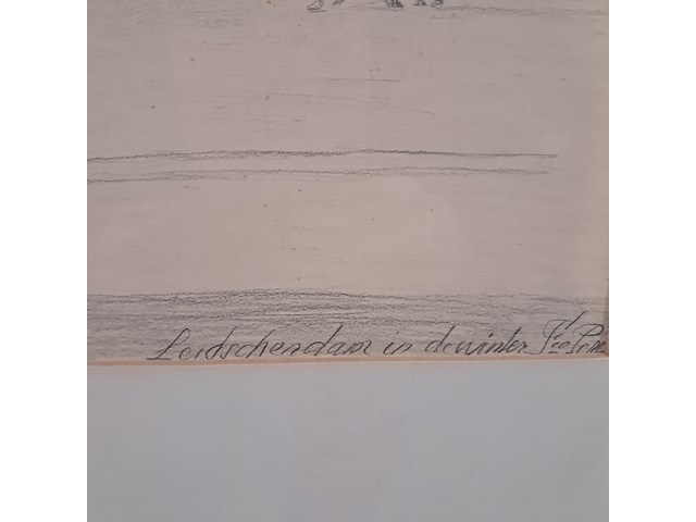 Afbeelding in lijst, f.p. anguita, leidschendam in de winter i, 1982 - afbeelding 5 van  10