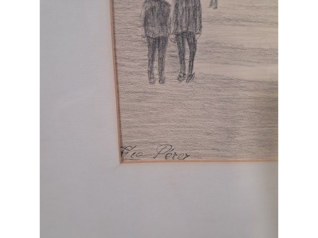 Afbeelding in lijst, f.p. anguita, leidschendam in de winter i, 1982 - afbeelding 6 van  10