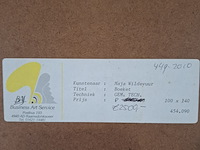 Afbeelding in lijst, gemengde techniek, maya wildevuur, boeket - afbeelding 5 van  5