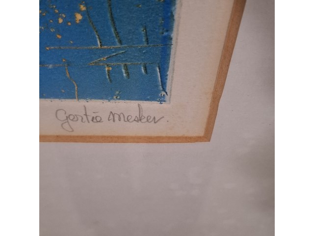 Afbeelding in lijst, gertie mesker, nebula 3/50 - afbeelding 4 van  9